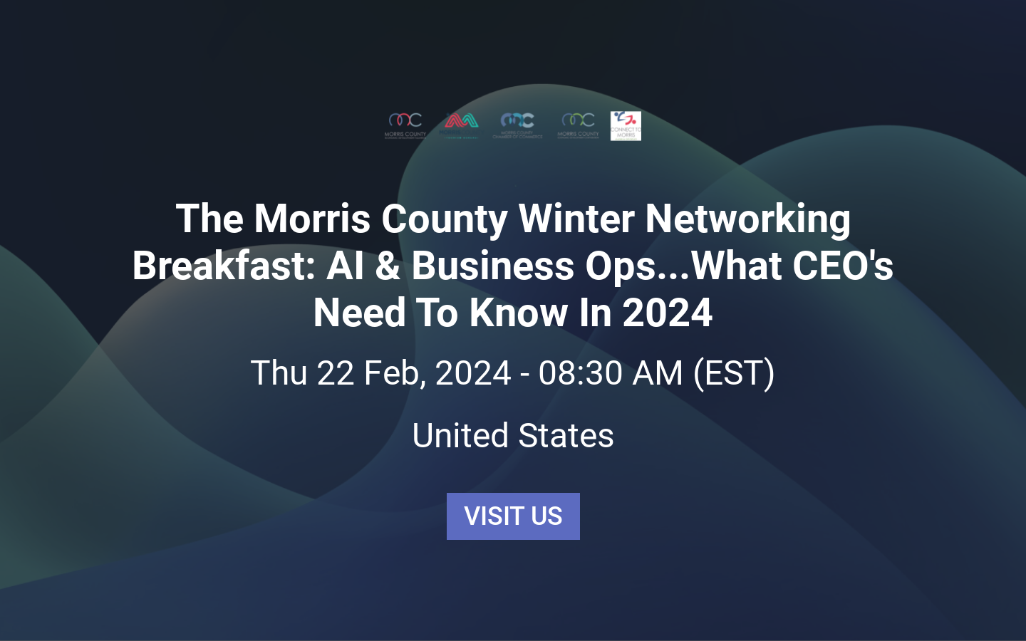 The Morris County Winter Networking Breakfast AI & Business Ops...What